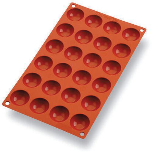 Plaque silicone de 24 petits fours ronds Gastroflex - Matfer Plaque silicone de 24 petits fours ronds Gastroflex - Matfer