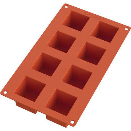 Plaque silicone de 8 cubes Gastroflex - Matfer Plaque silicone de 8 cubes Gastroflex - Matfer