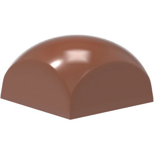 Plaque chocolat de 24 empreintes dômes carrés - Matfer Plaque chocolat de 24 empreintes dômes carrés - Matfer