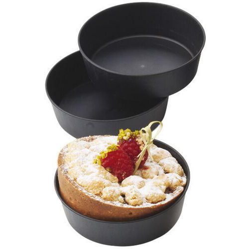 Moule à tourtière Exoglass - Lot de 12 - Matfer Moule à tourtière Exoglass - Lot de 12 - Matfer