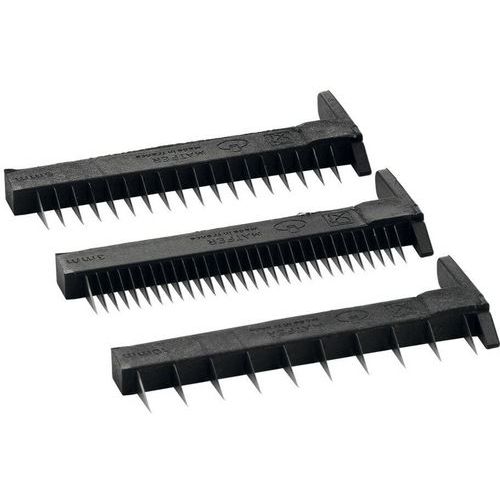 Juliennemes voor mandoline exoglass 2000 S - Set van 3 - Matfer Juliennemes voor mandoline exoglass 2000 S - Set van 3 - Matfer