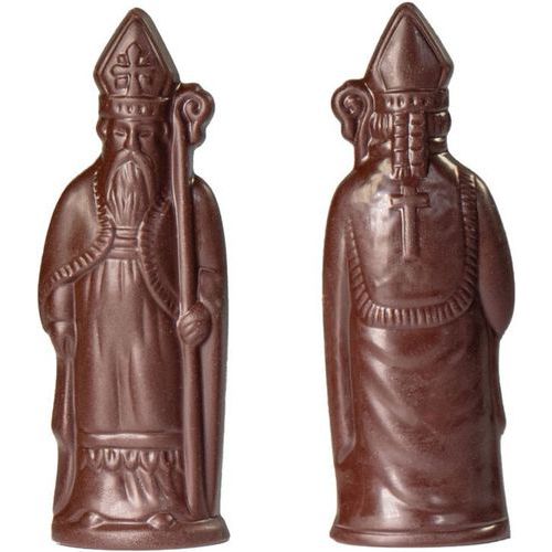Chocoladeplaat met 8 uithollingen voor 4 sinterklaasfiguur - Matfer Chocoladeplaat met 8 uithollingen voor 4 sinterklaasfiguur - Matfer