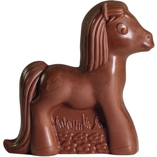 Chocoladebord met 2 uithollingen voor een pony - Matfer Chocoladebord met 2 uithollingen voor een pony - Matfer