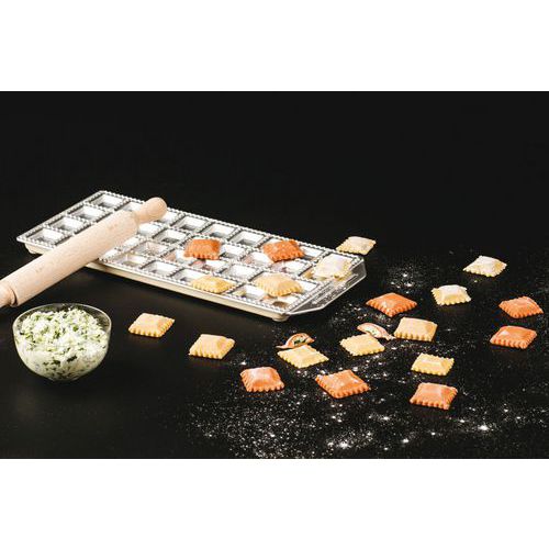 Plaque pour 12 raviolis carrés bombés Raviolamp - Matfer Plaque pour 12 raviolis carrés bombés Raviolamp - Matfer