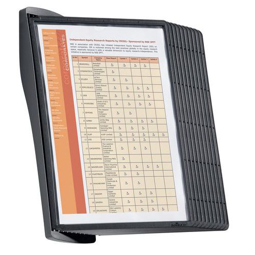 Wandhouder Sherpa® Voor 10 Hoezen A4 - Durable