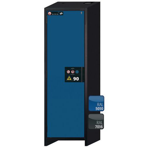 Veiligheidskast Q-CLASSIC-90 Q90.195.060 grijs/blauw_Asecos
