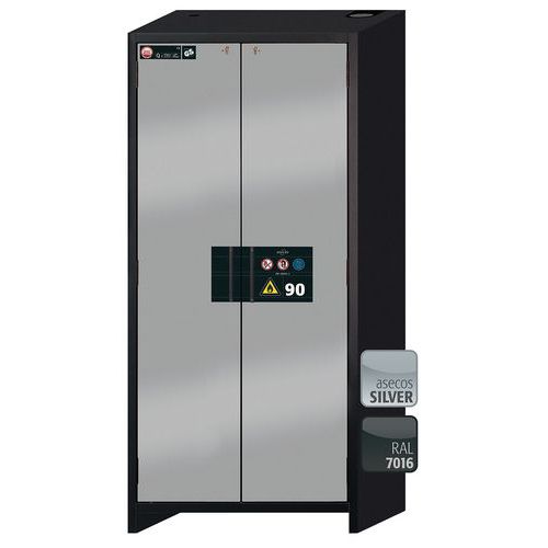 Veiligheidskast Q-CLASSIC-90 Q90.195.090 grijs/zilver_Asecos