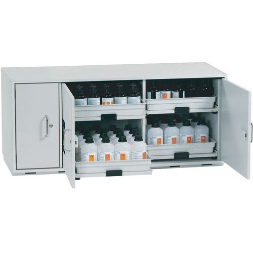 Onderbouwkast voor zuren en basen SL-CLASSIC-UB Gris - Asecos