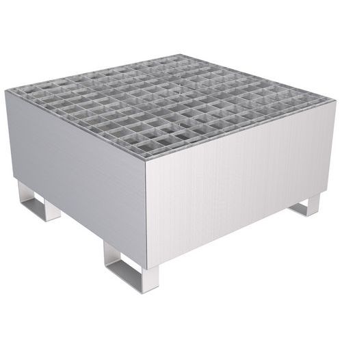 Opvangbak rvs - 1 vat - gegalvaniseerd - Sameto Technifil Opvangbak rvs - 1 vat - gegalvaniseerd - Sameto Technifil