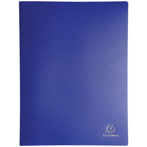 Showalbum met vaste rug-PP -40 of 50 tassen-A4-Exacompta Showalbum met vaste rug-PP -40 of 50 tassen-A4-Exacompta