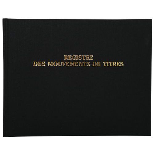 Register 24x32cm-kasbewegingen 100 pagina's-Exacompta Register 24x32cm-kasbewegingen 100 pagina's-Exacompta