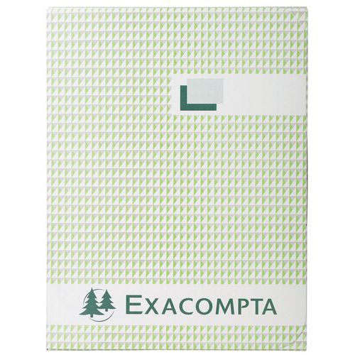 Register 29,7x21 cm 5x5 gefolioteerd 200 pagina's - Exacompta Register 29,7x21 cm 5x5 gefolioteerd 200 pagina's - Exacompta