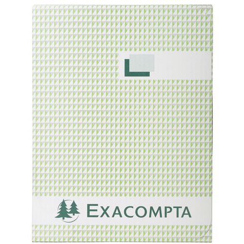 Register 29,7x21 cm 5x5 gefolioteerd 300 pagina's - Exacompta Register 29,7x21 cm 5x5 gefolioteerd 300 pagina's - Exacompta