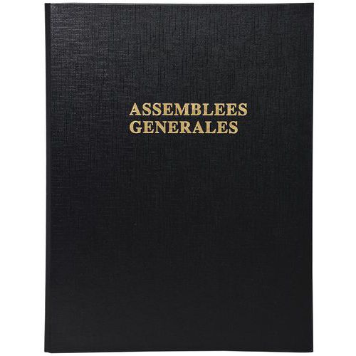 Register 32x25 cm 4 ringen met navulling Algemene Vergadering Register 32x25 cm 4 ringen met navulling Algemene Vergadering