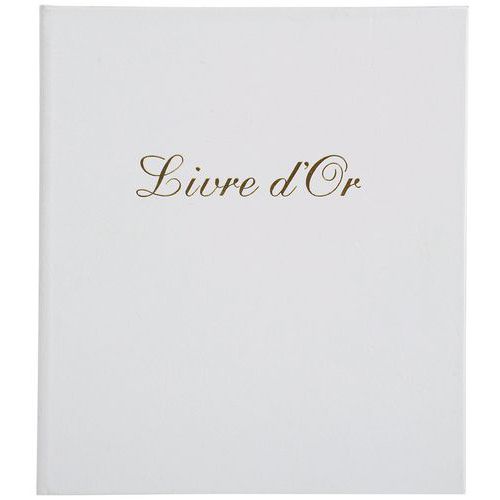 Exacompta Gastenboek Balacron Kaft/opschrift Livre D'Or-21x19-Franstalig