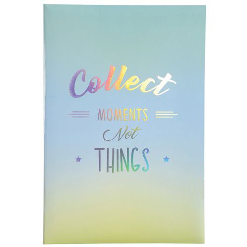 Fotoalbum Candy Blue Met Insteekhoes 10X15 Formaat - Exacompta