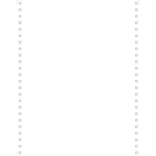Feuilles listing blanc 240x12'' 1pli microperforations détachable 80g Feuilles listing blanc 240x12'' 1pli microperforations détachable 80g