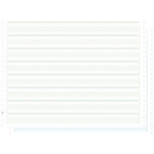 Feuilles listing autocop. zoné vert/bleu 380x11 2plis non détachable Feuilles listing autocop. zoné vert/bleu 380x11 2plis non détachable