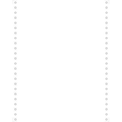 Feuilles listing blanc 240x12 1pli bandes détachables 70g Feuilles listing blanc 240x12 1pli bandes détachables 70g