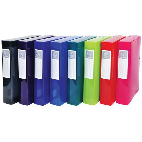 Boite de classement en polyproppylène dos 60mm Iderama - A4 Boite de classement en polyproppylène dos 60mm Iderama - A4