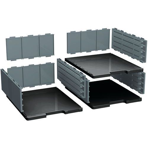 Jumbo box MODULODOC basis element - ECOBlack Exacompta Jumbo box MODULODOC basis element - ECOBlack Exacompta