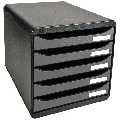 Individueel ladeblok met 5 laden BIG-BOX PLUS, Der Blaue Engel-gecertificeerd Individueel ladeblok met 5 laden BIG-BOX PLUS, Der Blaue Engel-gecertificeerd