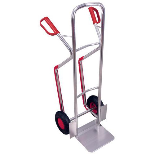 Lichte aluminium steekwagen - draagvermogen 200 kg Lichte aluminium steekwagen - draagvermogen 200 kg