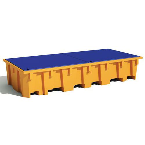 Opvangbak voor 3 IBC - 1650 l - Manutan Expert