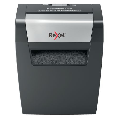 Handmatige papiervernietiger Momentum X308 Rexel Handmatige papiervernietiger Momentum X308 Rexel