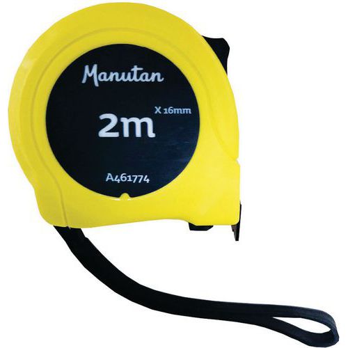 Rolmaat 3 en 2 x 16 mm en 5 m x 19 mm - ABS - Manutan Expert