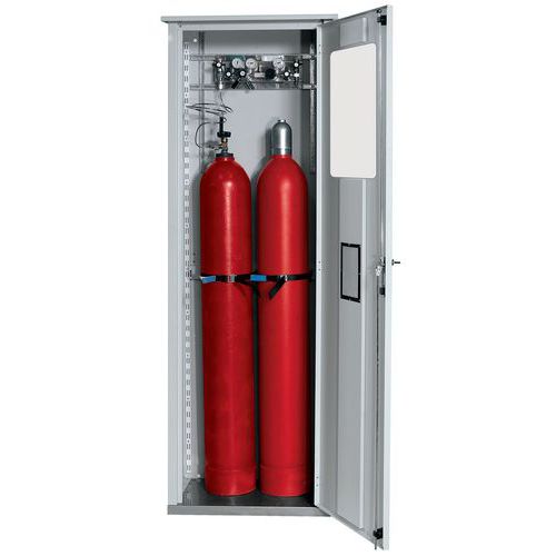 Gasflessenkast G-OD - 2 deuren met raam - Asecos