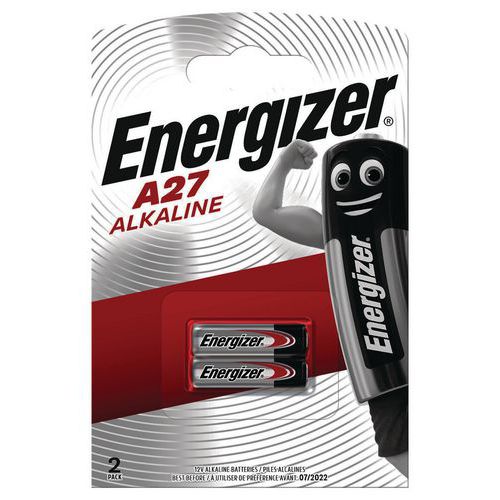 Alkalinebatterij Miniature A27 - set van 2 - Energizer Alkalinebatterij Miniature A27 - set van 2 - Energizer