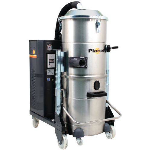 Industriële stofzuiger 5500 W driefasig rvs 100 l - ICA Industriële stofzuiger 5500 W driefasig rvs 100 l - ICA