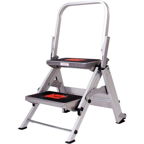 Industrietrap enkelzijdig, 2 tot 4 treden incl. platform - Little Giant
