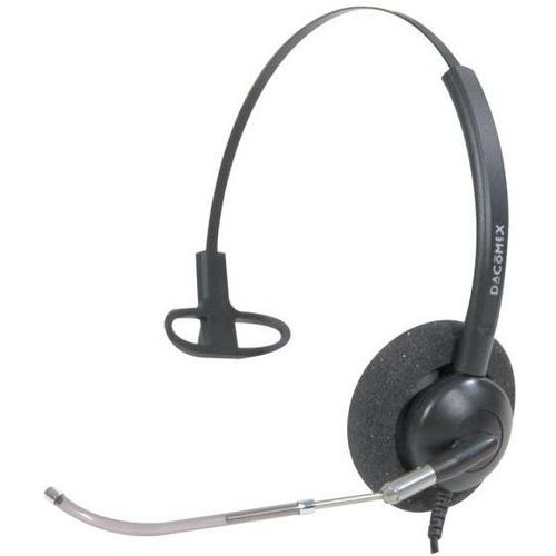 Headset met snoer, telescopische vaste microfoon, 1 luidspreker - Dacomex Headset met snoer, telescopische vaste microfoon, 1 luidspreker - Dacomex