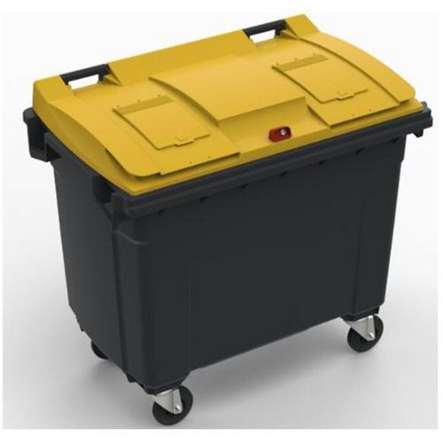 Mobiele container - deksel met opening voor recycleerbaar verpakkingsafval - Sulo Mobiele container - deksel met opening voor recycleerbaar verpakkingsafval - Sulo