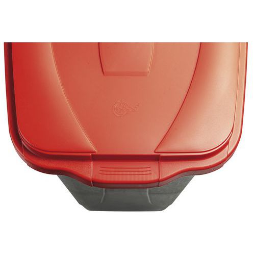 Deksel voor afvalbak - 100 l - polypropyleen - Mobil Plastic Deksel voor afvalbak - 100 l - polypropyleen - Mobil Plastic