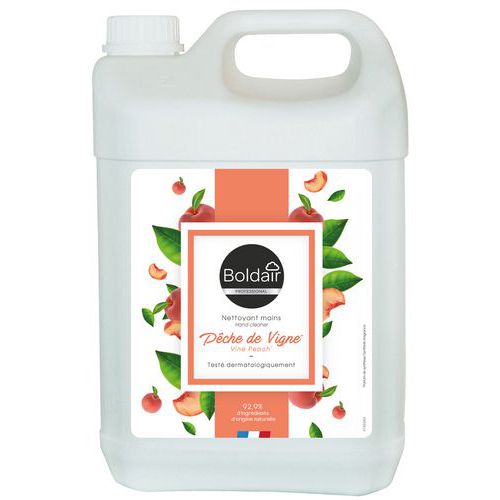 Nettoyant mains pêche de vigne - 5L - Boldair Nettoyant mains pêche de vigne - 5L - Boldair