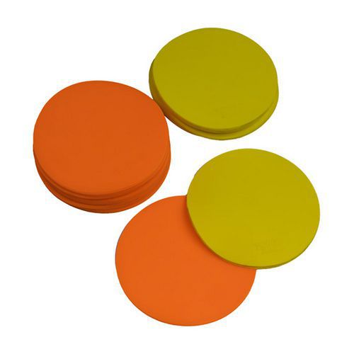 Disque de marquage 2 couleurs - Jaune/orange Disque de marquage 2 couleurs - Jaune/orange