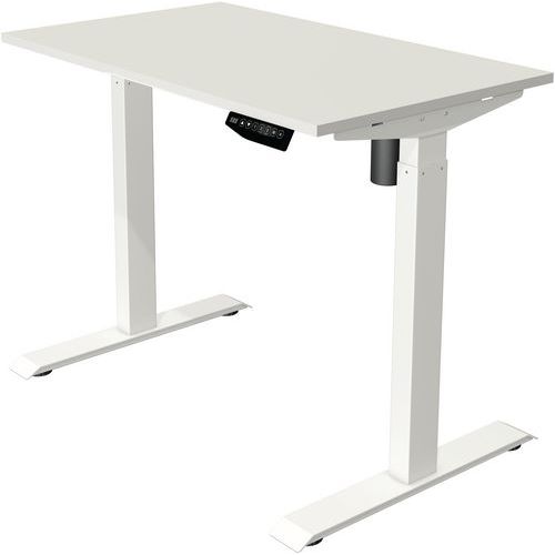 Zit/sta bureau Move1 wit, memory functie, B100 x D60 x H74-123 cm Zit/sta bureau Move1 wit, memory functie, B100 x D60 x H74-123 cm