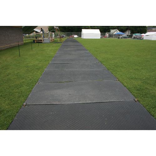 Plaques de roulage VersaMat® - Checkers noir