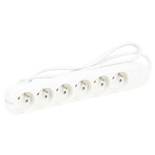 Contactdoos Manutan Expert 230 V met 6 aansluitingen Contactdoos Manutan Expert 230 V met 6 aansluitingen