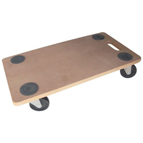 Houten dolly - Ruwe afwerking - Draagvermogen 200 kg Houten dolly - Ruwe afwerking - Draagvermogen 200 kg