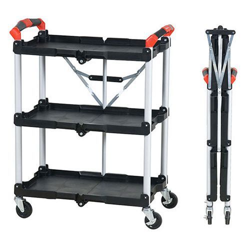 Platformwagen inklapbaar 3 niveaus Platformwagen inklapbaar 3 niveaus