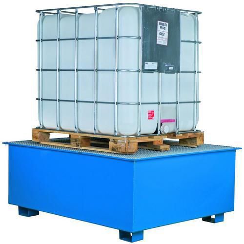Milieubeschermingspallet voor 1 IBC-container 1100 l Milieubeschermingspallet voor 1 IBC-container 1100 l