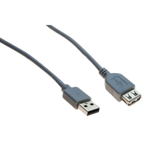 Verlengkabel USB 2.0 grijs - 0,4 m Verlengkabel USB 2.0 grijs - 0,4 m