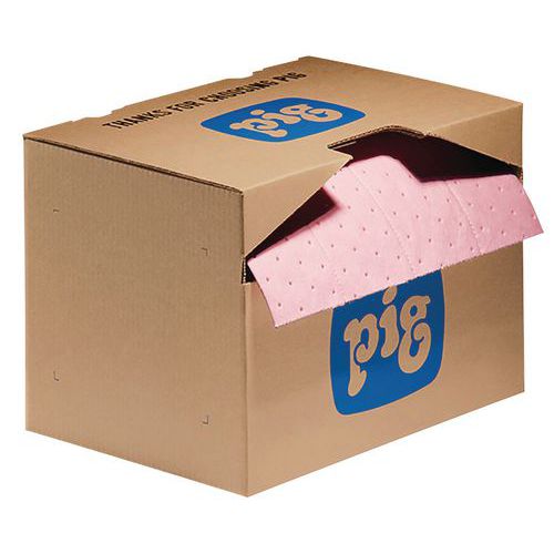 Absorptiemiddel voor chemische producten Rip & Fit - rol Absorptiemiddel voor chemische producten Rip & Fit - rol