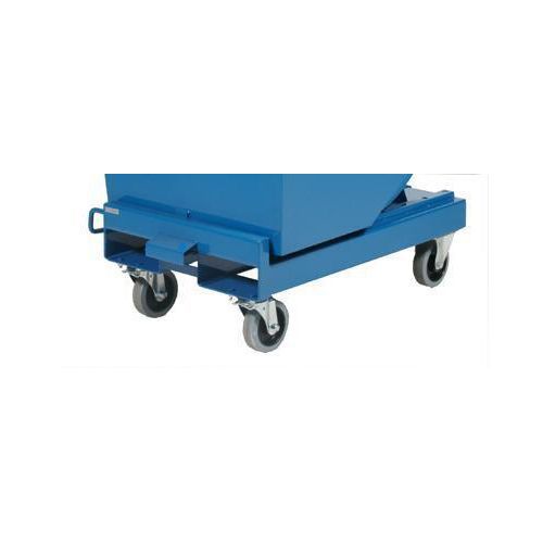 Wielset met rubberband voor kiepcontainer Wielset met rubberband voor kiepcontainer