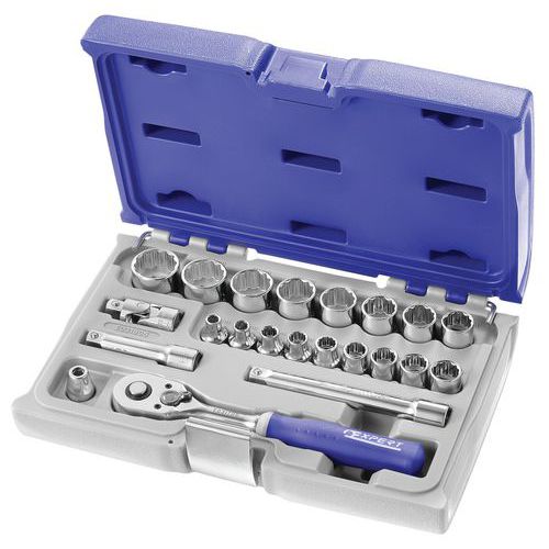 Koffer met 3/8'' doppen en hulpstukken Facom Expert Koffer met 3/8'' doppen en hulpstukken Facom Expert