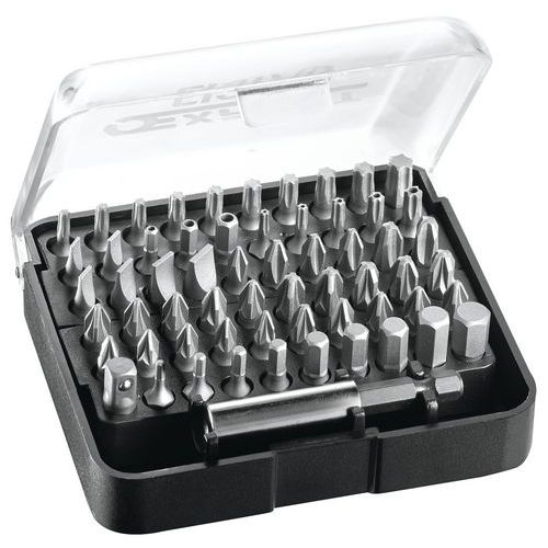 Coffret d'embouts 1/4 - 61 pièces Coffret d'embouts 1/4 - 61 pièces